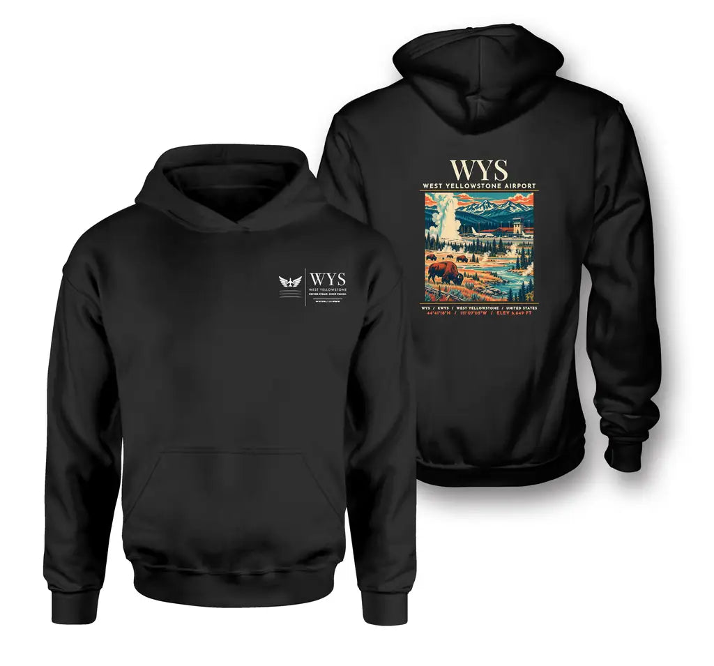 WYS - Poster - Double-Side Hoodie - Black