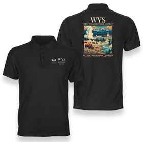 West Yellowstone Airport (WYS) Premium Polo T-Shirts