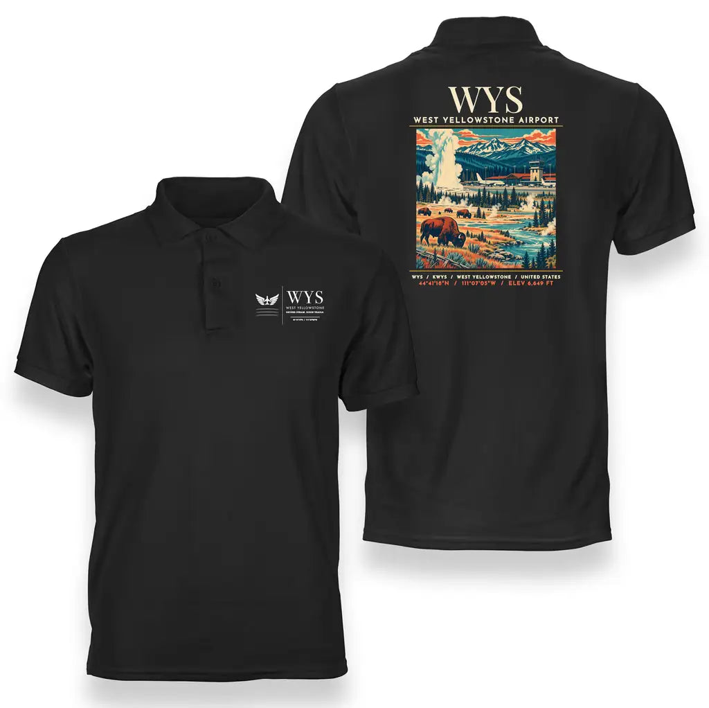 WYS - Poster - Double-Side Polo - Black