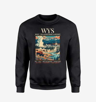WYS - Poster - Sweatshirt - Black