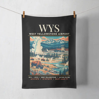 WYS - Poster - Towel - Black