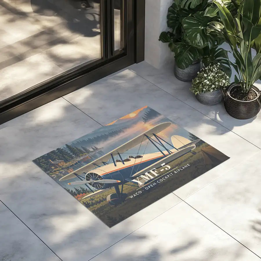 Waco YMF-5 - 3D - Door Mat