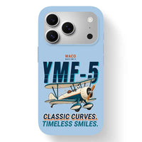 Thumbnail for Waco YMF-5 - Cartoon - MagSafe iPhone 17 Pro - Light Blue