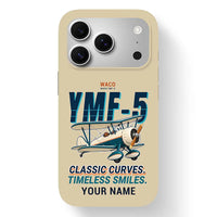 Thumbnail for Waco YMF-5 - Cartoon + Name - MagSafe iPhone 17 Pro - Beige