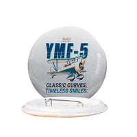 Thumbnail for Waco YMF-5 - Cartoon - Pin - Light Gray