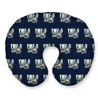 Thumbnail for Waco YMF-5 - Cartoon Seamless - Travel Pillow - Navy