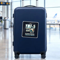 Thumbnail for Waco YMF-5 - Cartoon - Square Sticker - Suitcase