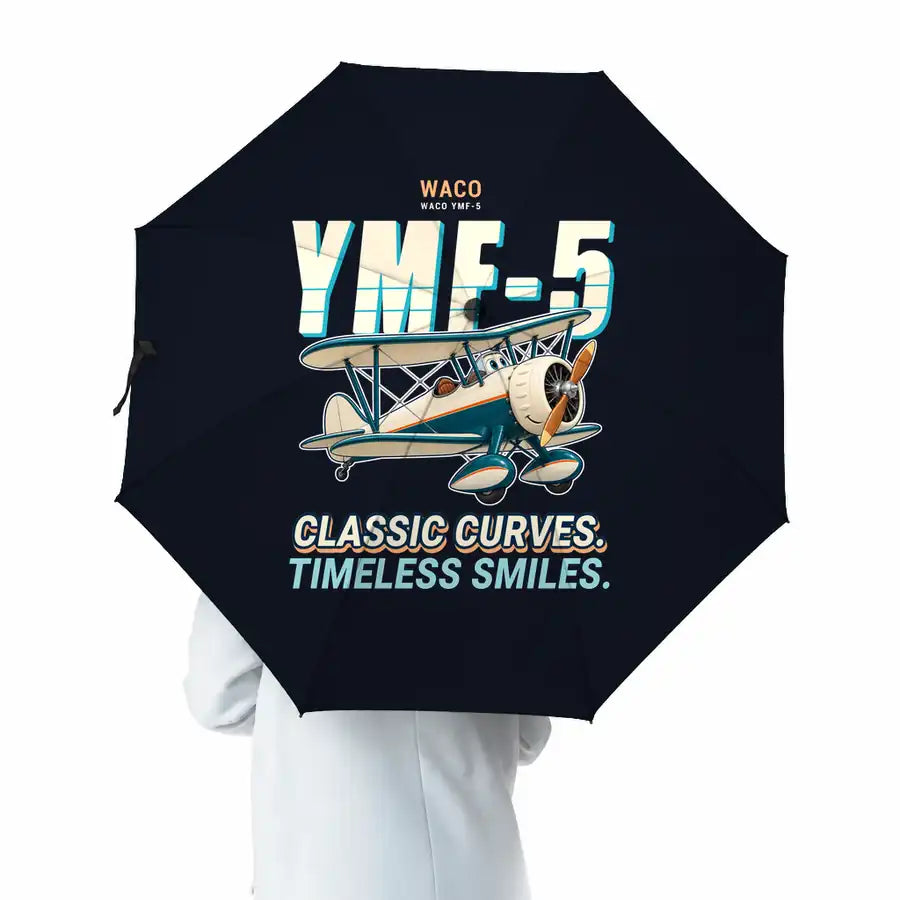 Waco YMF-5 - Cartoon - Umbrella