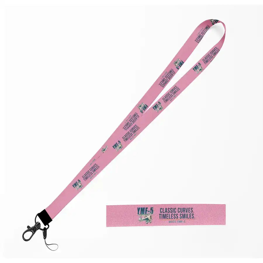 Waco YMF-5 Lanyard & ID Holders lanyard - Cartoon - Pink