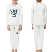 Thumbnail for Waco YMF-5 - Children Pajamas - Original Chest + Name - White