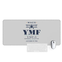 Thumbnail for Waco YMF-5 - Heritage - Desk Mat - Light Gray