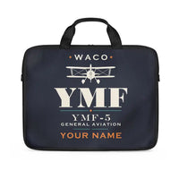 Thumbnail for Waco YMF-5 - Heritage + Name - Laptop Bag