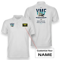 Thumbnail for Waco YMF-5 - Original - Double-Side Polo - White + Name