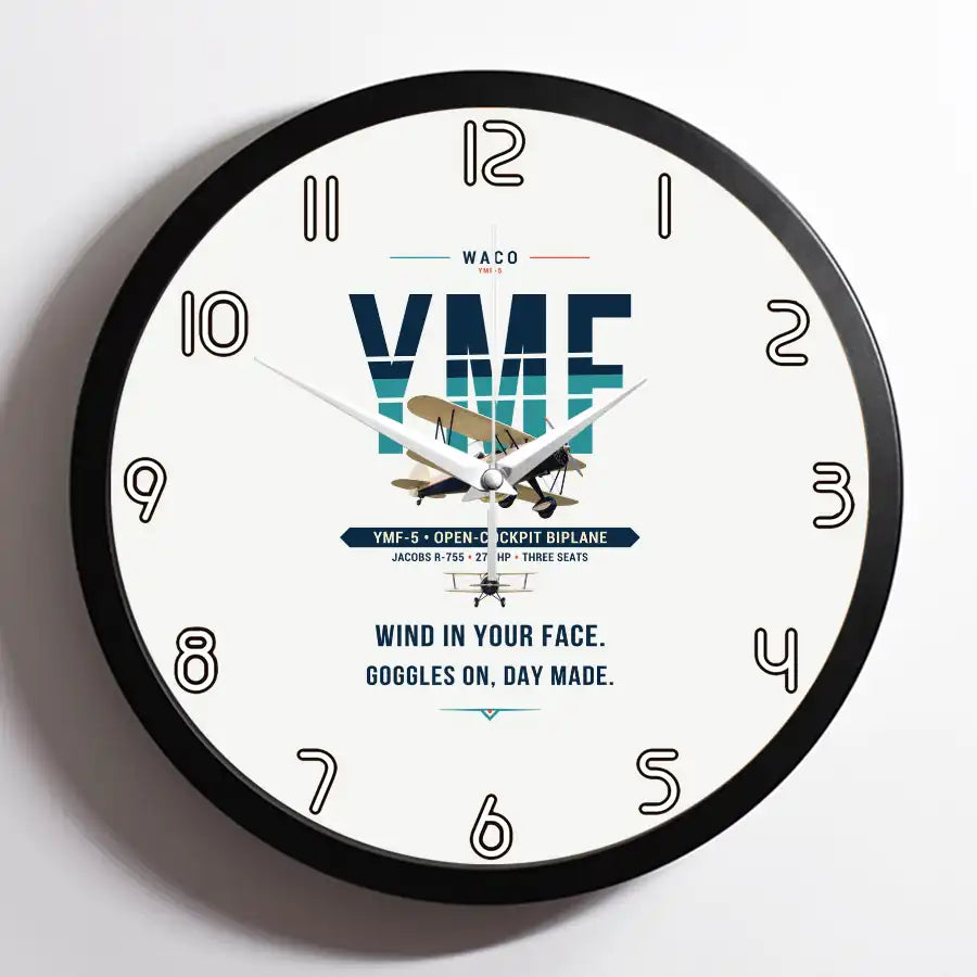 Waco YMF-5 - Original - Framed - White