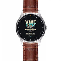 Thumbnail for Waco YMF-5 - Original - Leather Strap - Striped Brown Leather Strap