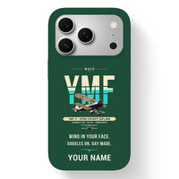 Thumbnail for Waco YMF-5 - Original + Name - MagSafe iPhone 17 Pro - Dark Green