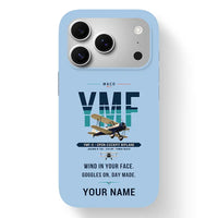 Thumbnail for Waco YMF-5 - Original + Name - MagSafe iPhone 17 Pro - Light Blue