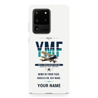 Thumbnail for Waco YMF-5 - Original + Name - Samsung Case - White