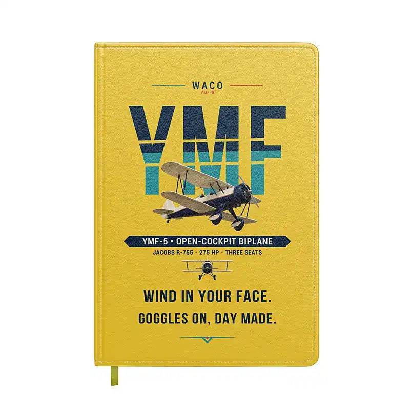 Waco YMF-5 - Original - Notebook - Yellow