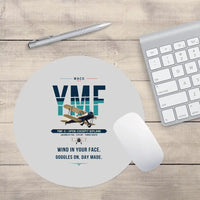 Thumbnail for Waco YMF-5 - Original - Round Mouse Pad - Light Gray
