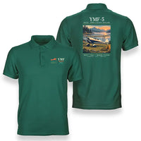 Thumbnail for Waco YMF-5 - Poster - Double-Side Polo - Green