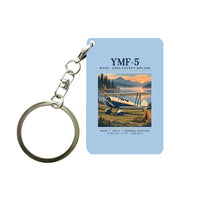 Thumbnail for Waco YMF-5 - Poster - Key Chain - Light Blue