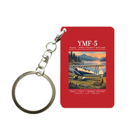 Thumbnail for Waco YMF-5 - Poster - Key Chain - Red