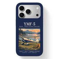 Thumbnail for Waco YMF-5 - Poster - MagSafe iPhone 17 Pro - Navy Blue