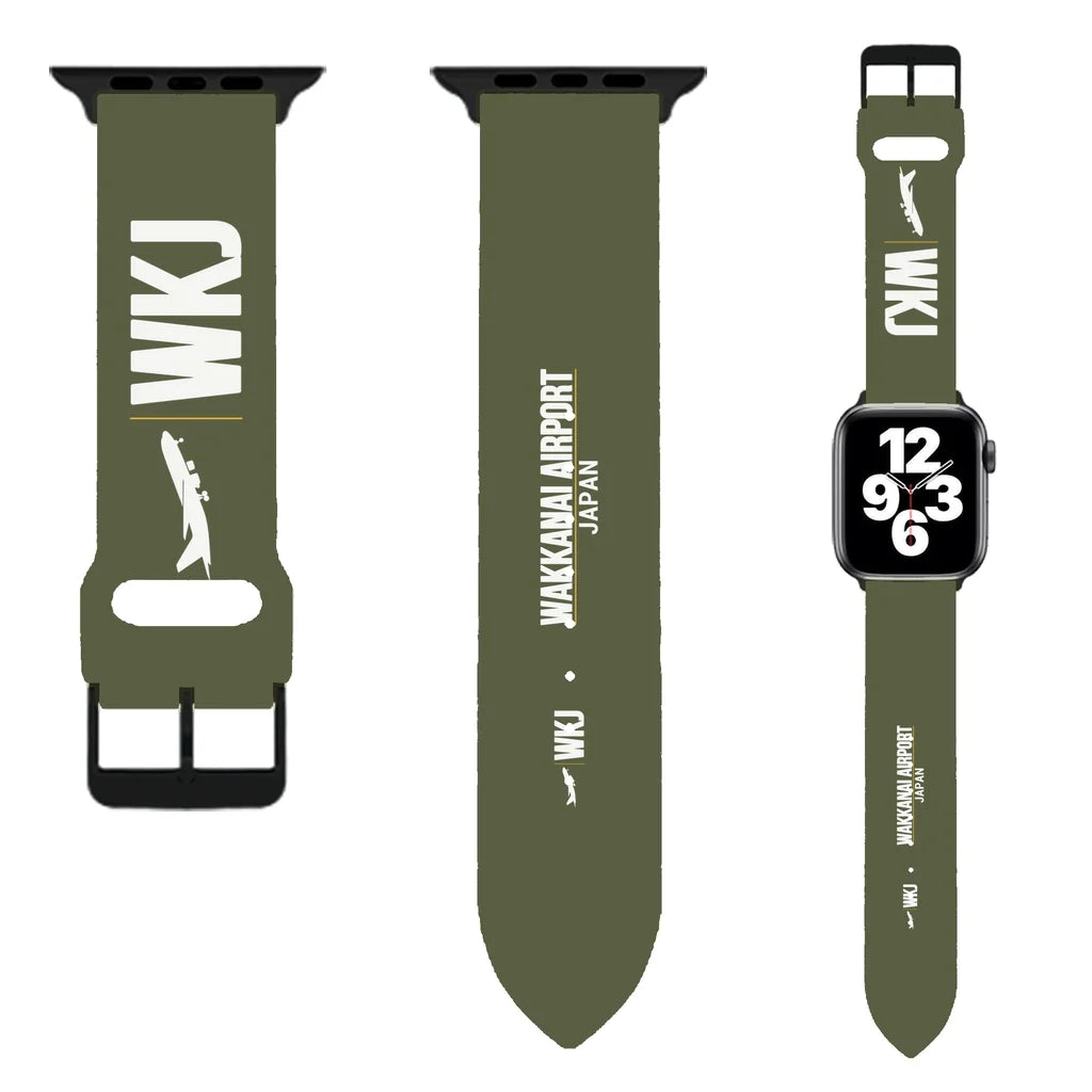 WBV6 | Wakkanai Airport WKJ | Green Army (Metal Buckle)