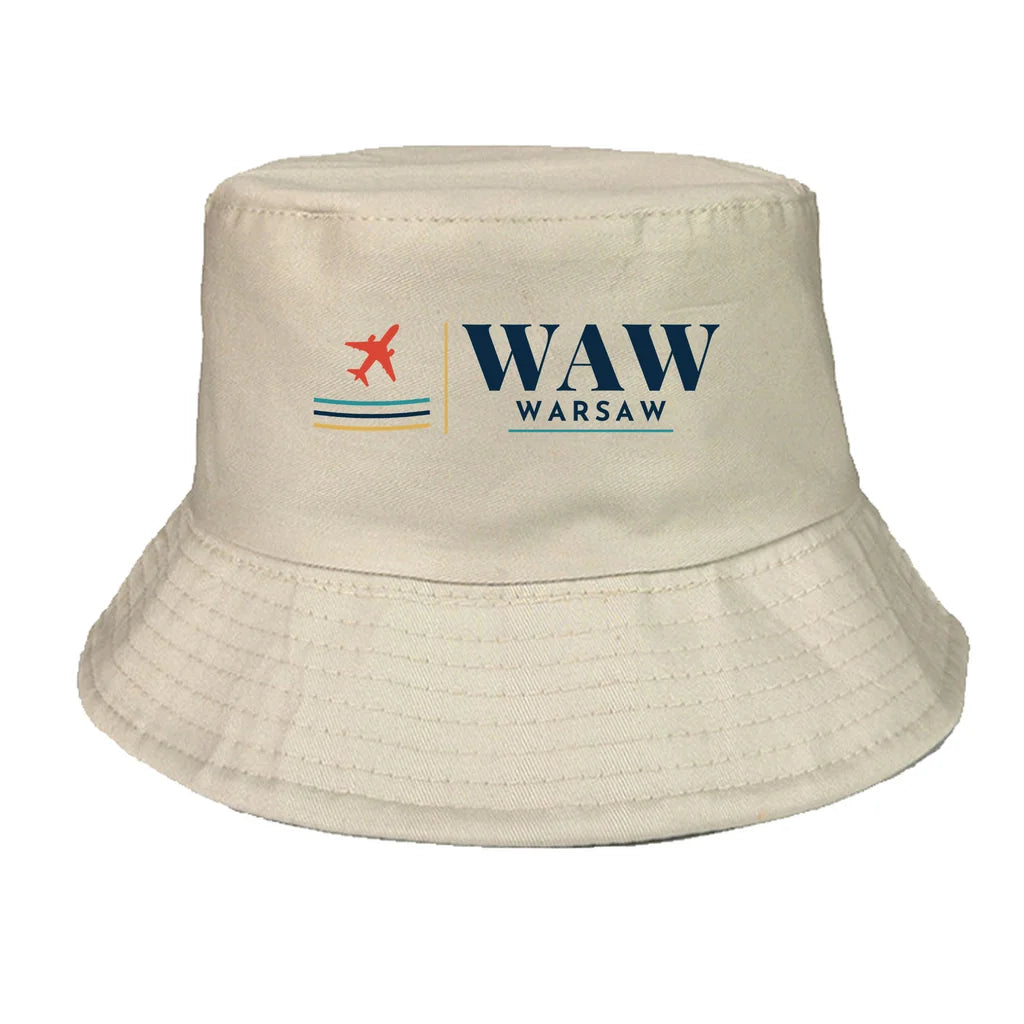 Warsaw Chopin Airport (WAW) summer hat - khaki
