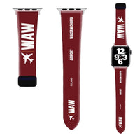 Thumbnail for WBV6 | Warsaw Chopin Airport WAW | Dark Red (Magnetic Band)