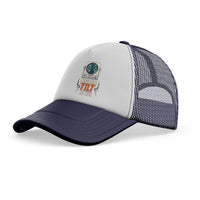 Thumbnail for Weather Radar Tilt And Trust trucker cap - dark blue