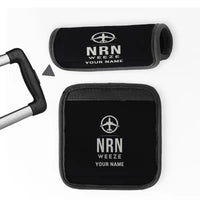 Thumbnail for Weeze Airport (NRN) Luggage Handle Covers - Black + Name