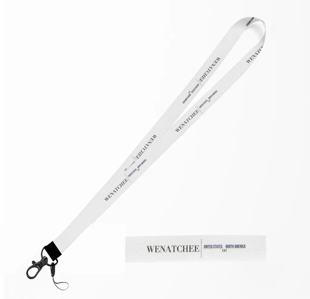 Wenatchee City Series lanyard - white