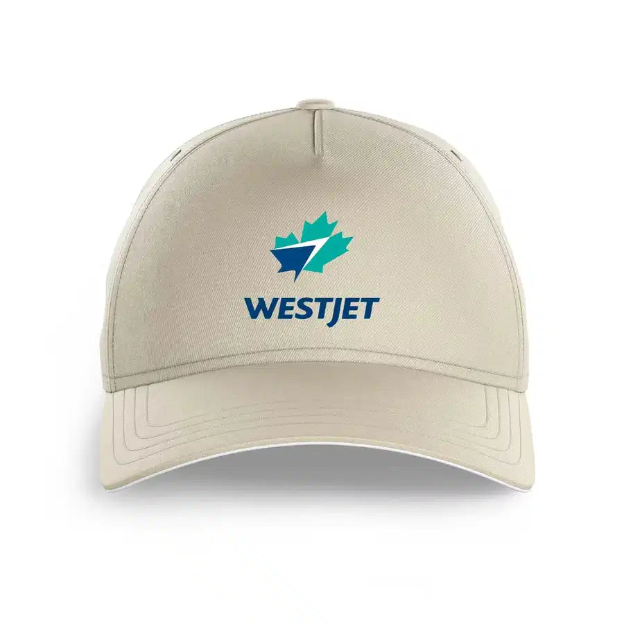 WestJet Airlines printed hat - beige