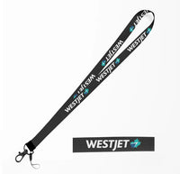 Thumbnail for WestJet Airlines lanyard - black