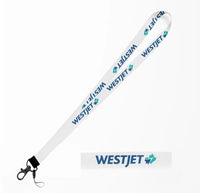 Thumbnail for WestJet Airlines lanyard - white
