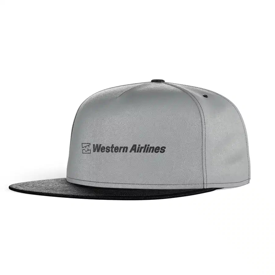 Western Airlines snapback - gray & black