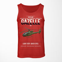 Thumbnail for Westland Gazelle AH1 design on red tank top