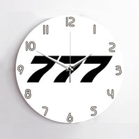 Thumbnail for 777 Flat Text Designed Wall Clocks