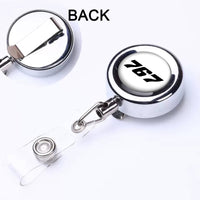 Thumbnail for 767 Flat Text Designed Retractable ID Card Badge