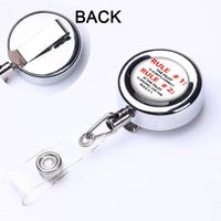 Thumbnail for Rule 1 - Pilot is Always Correct Designed Retractable ID Card Badge