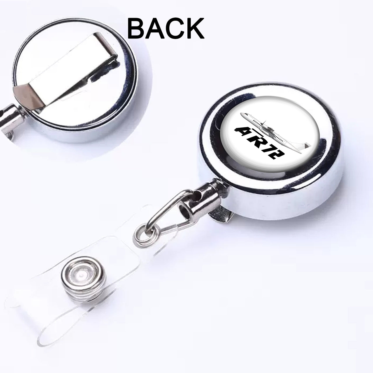 The ATR72 Designed Retractable ID Card Badge