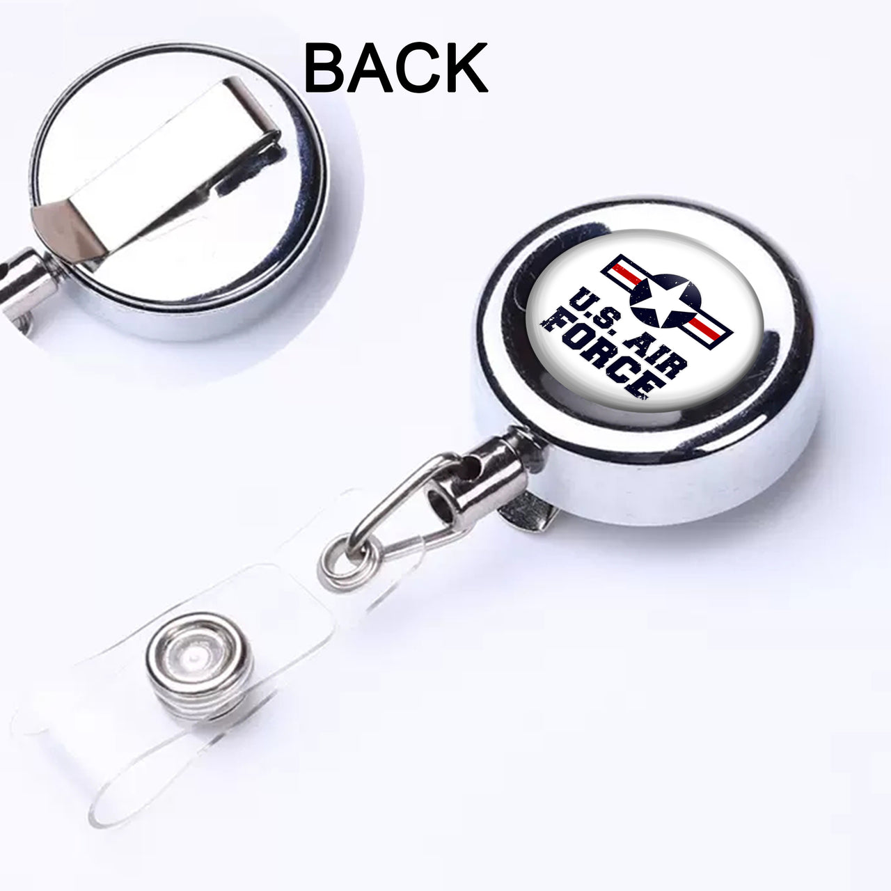 US Air Force Designed Retractable ID Card Badge