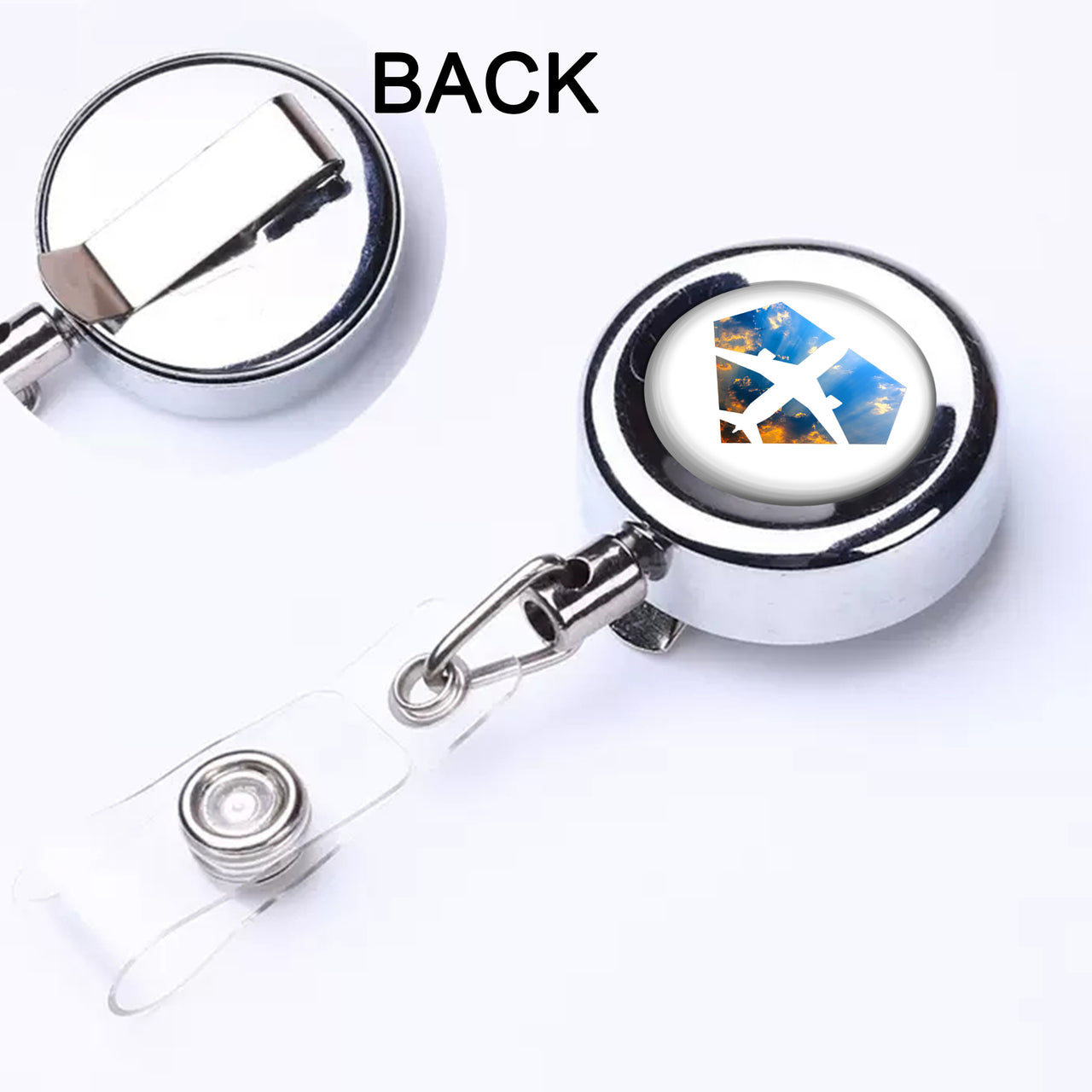 Supermen of The Skies (Sunrise) Designed Retractable ID Card Badge