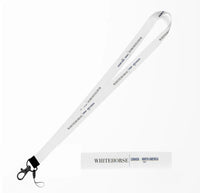 Thumbnail for Whitehorse City Series lanyard - white
