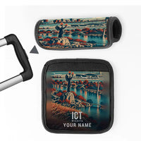 Thumbnail for Wichita Dwight D. Eisenhower National Airport (ICT) Luggage Handle Covers - 3D Full Print + Name