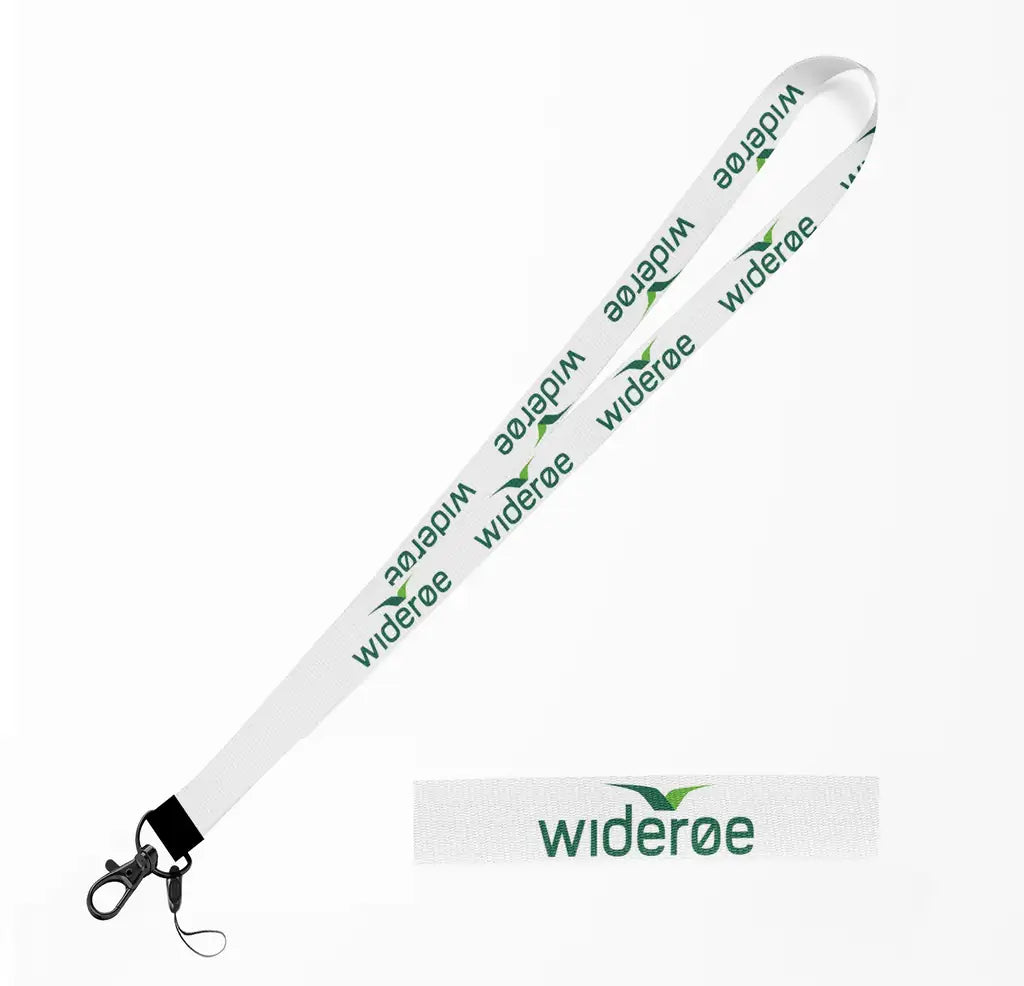 Wideroe Airlines lanyard - white