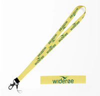 Thumbnail for Wideroe Airlines lanyard - yellow