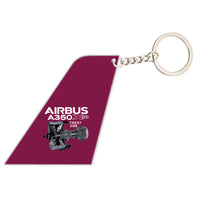 Thumbnail for Airbus A350 & Trent Wxb Engine Designed Tail Key Chains